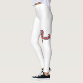 Leggings Rollettes blanches (Gauche)