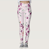 Leggings Romance du printemps (Devant)