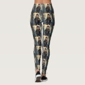 Leggings "Rongeur Rock 'n' Roll : Le Capybara Mohawk Rockst (Dos)