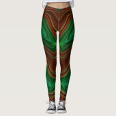 Leggings ~rood zwarte Kerstmis (Voorkant)
