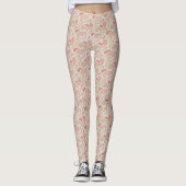 Leggings rookgordijn-bruin Paisley Pattern (Voorkant)