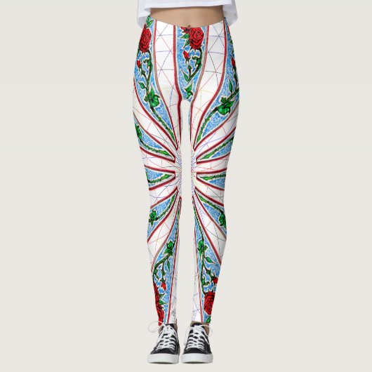 Leggings roos (Voorkant)