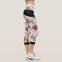 Leggings roos - Capri (lichtgrijs)