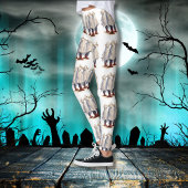 Leggings Rootin Tootin Spookin Western Ghosts Texte personn