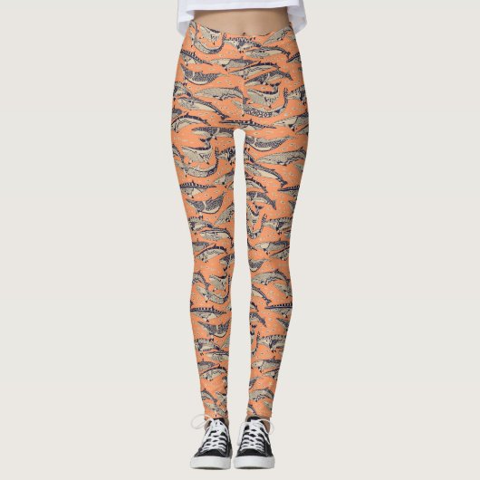 Leggings rorquals de pin (Devant)