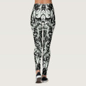 Leggings Rorschach noir et blanc (Dos)