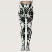 Leggings Rorschach noir et blanc (Devant)