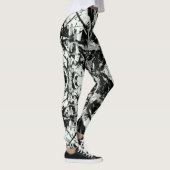 Leggings Rorschach noir et blanc (Droite)
