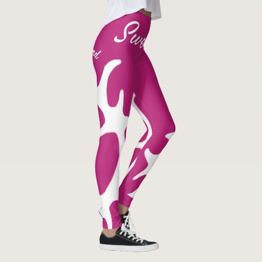 Leggings Rosa samiskt inspirerade teck (Droite)
