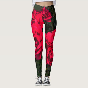Leggings Rosarium de Red Roses