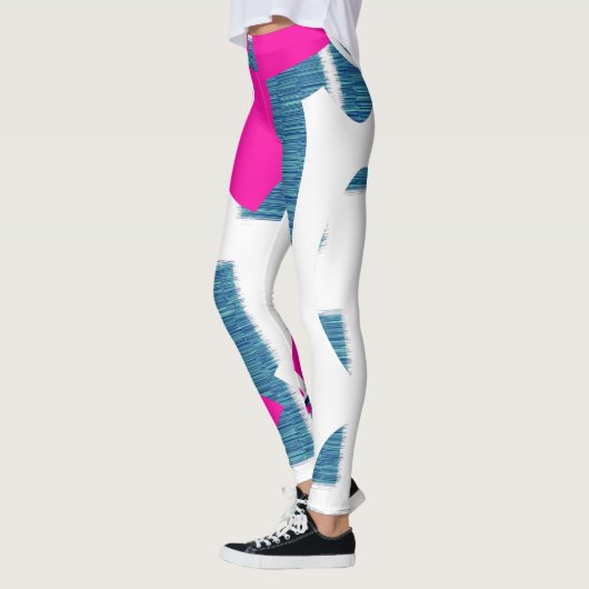 Leggings rose (Gauche)