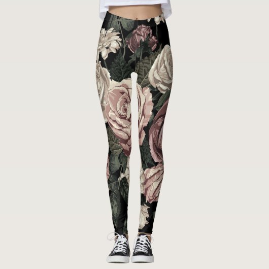Leggings rose (Devant)