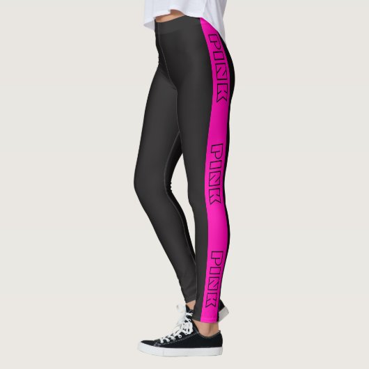 Leggings rose (Gauche)
