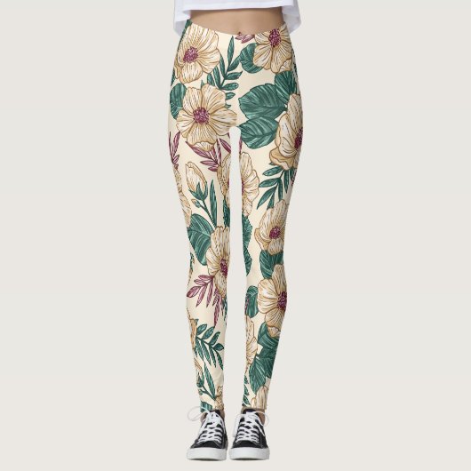 Leggings Rose (Devant)