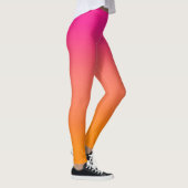 Leggings Rose à orange ombre (Droite)