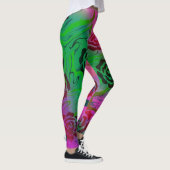 Leggings rose abstrait (Droite)