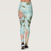 Leggings Rose aquarelle délicat (Dos)