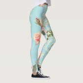 Leggings Rose aquarelle délicat (Droite)
