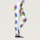 Leggings Rose arc-en-ciel coloré (Droite)