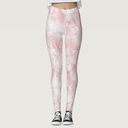 Leggings Rose artistique (Devant)
