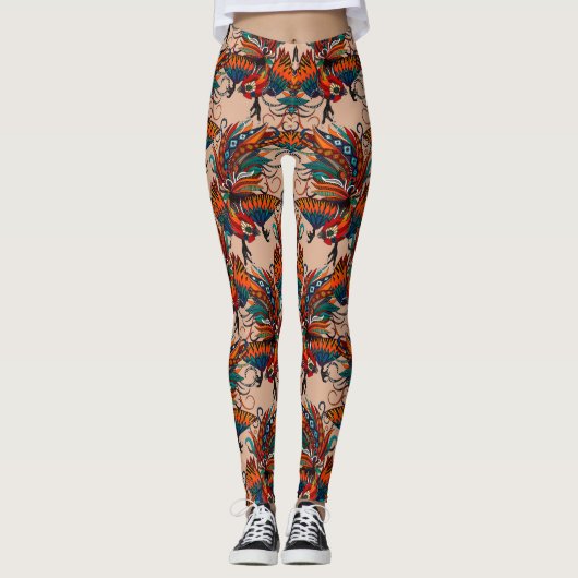 Leggings rose beige (Devant)