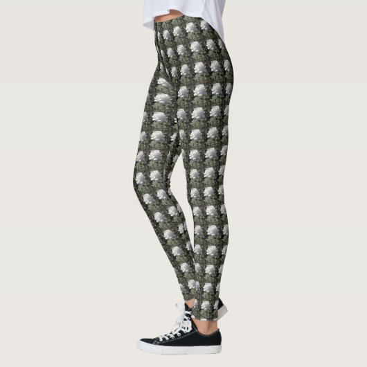 Leggings Rose blanche (Gauche)