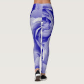 Leggings Rose bleu (Dos)