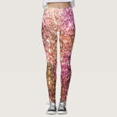 Leggings Rose brillant (Devant)
