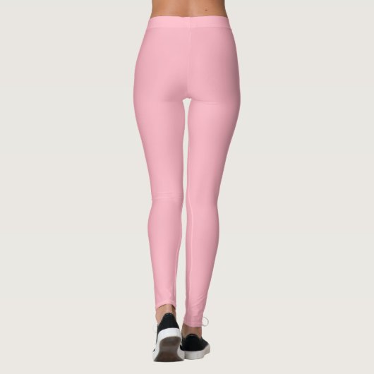 Leggings Rose cerise en fleur (Dos)