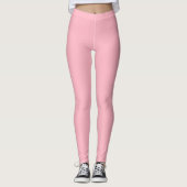 Leggings Rose cerise en fleur (Devant)