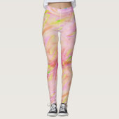 Leggings Rose chatouillé (Devant)