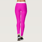 Leggings Rose chaud, noir et blanc (Dos)