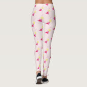Leggings rose cocktail féminin (Dos)