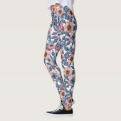 Leggings Rose de chien et papillons (Gauche)