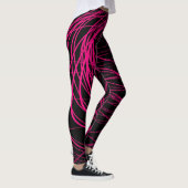 Leggings Rose de tourbillonnement de complexe - guêtres (Droite)