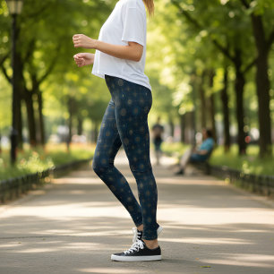 Leggings Rose des vents nautique