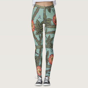 Leggings Rose d'Escalades & Petit Oiseau, William Morris