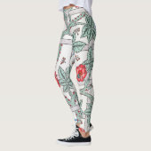 Leggings Rose d'Escalades & Petit Oiseau, William Morris (Gauche)
