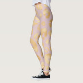 Leggings Rose d'or Poster de animal Cheetah (Gauche)