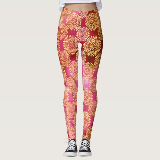 Leggings Rosé doré (Voorkant)