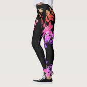 Leggings Rose dynamique vintage (Gauche)