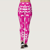Leggings rose élégant "Ratti_Creative_Arts" (Dos)