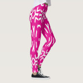 Leggings rose élégant "Ratti_Creative_Arts" (Droite)