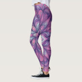 Leggings Rose en fleurs (Gauche)