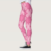 Leggings Rose Et Blanc (Gauche)