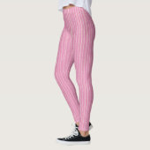 Leggings Rose et blanc, Pinces rose pâle et rose (Gauche)