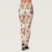 Leggings Rose et feuille (Dos)
