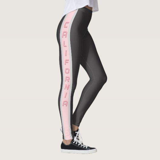 Leggings Rose et gris de la Californie (Droite)