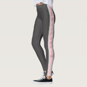 Leggings Rose et gris de la Californie (Gauche)