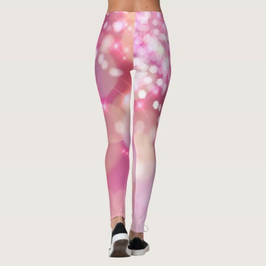 Leggings Rose et Marshmallows (Dos)